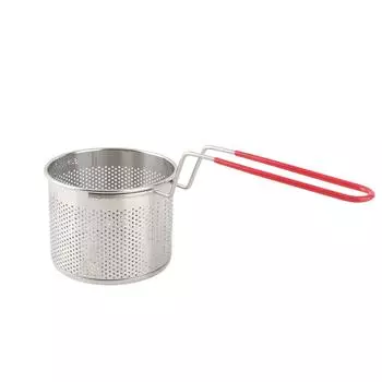 304 Stainless Steel French Fries Basket Multifunctional High Temperature Resistant Round Deep Fry 12CM