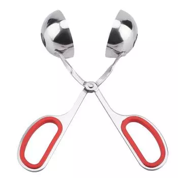 304 Stainless Steel NOn sticky Meatballs Rice Balls Clip Maker Mold Kitchen Tool (Red) красный