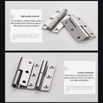 304 Stainless Steel Thickened High Quality Detachable Hinge Heavy Duty Removable Hinges For Windows Electric Cabinet Box