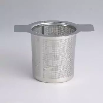 304Нержавеющая сталь с мелкой сеткой Фильтр для заварки чая Тонкий многоразовый фильтр для слива чая