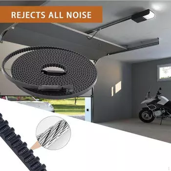 308 приводной ремень для гаражных ворот, 41A5250-2, гладкий шумоподавляющий узел для дома