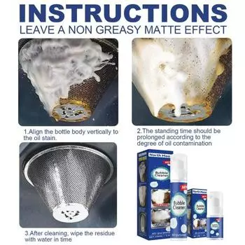 30/100 мл полезный длительный срок службы натуральное масло пятно очиститель кухонная плита машина пузырь для