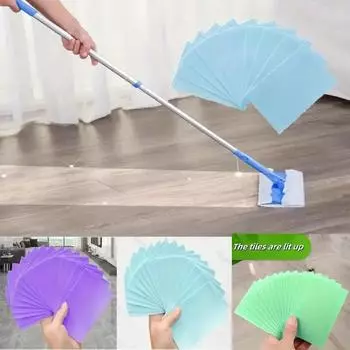 30/100 шт. универсальные салфетки для чистки пола — дезинфицирующее средство, ароматический аромат — легкая очистка плиточных и паркетных полов 30Pcs синий