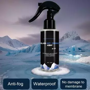 30/100ml Car Anti-fog Agent Front Windshield Anti-fog Coating Window Glass Lasting Supplies Car Rainproof Defogger Cleaner K5R5