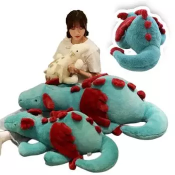 30-120 см летающий дракон фигурка мягкая игрушка забавный мягкий летающий динозавр тряпичная кукла белый зеленый дракон подарок на день рождения для детей about 30cm белый