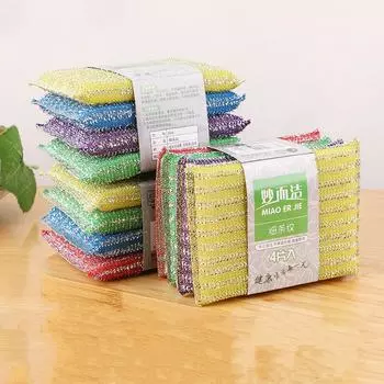 30/20/10/5/1 шт. губки для мытья посуды двухсторонние губки для мытья посуды бытовые кухонные чистящие средства столовые приборы щетка для мытья посуды 1PC