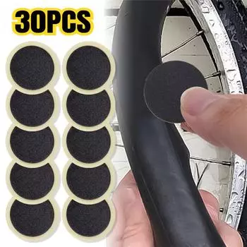 30/20/10 шт. велосипедные заплатки без клея инструмент для быстрого ремонта шин защитная заплатка клей быстросохнущий велосипедные аксессуары 10PCS