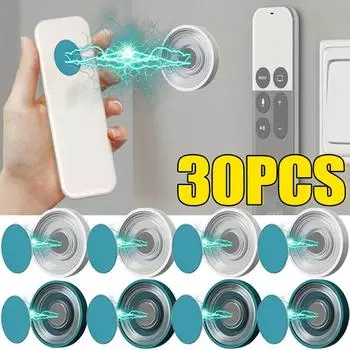 30/2 шт. Магнитные крючки настенный пульт дистанционного управления сильный магнитный держатель ключи наклейки на холодильник крючки для хранения домашний органайзер крючок 2PCS(1 Pair)