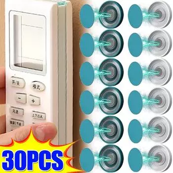 30/2 шт. прочные магнитные крючки настенный пульт дистанционного управления магнитный держатель ключей анти-потеря подвесная вешалка домашний офис органайзер крючок 2PCS(1 Pair)