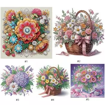 30*30 см Цветочное украшение Частичный специальный набор для алмазной живописи 5D DIY Алмазная вышивка Поделки для настенного домашнего декора SH160