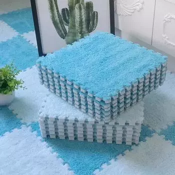 30*30 см мягкий плюшевый детский коврик игровой коврик из вспененного ЭВА детский развивающий коврик коврик пазл блокировочный пол для гостиной ковер