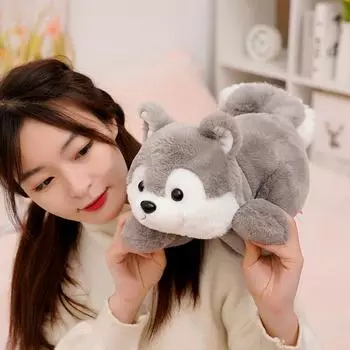 30/35 см мультяшная свинья хаски обезьяна тигр леопард утка плюшевые игрушки милые куклы животные мягкая игрушка кавайи подарок для детей 30cm