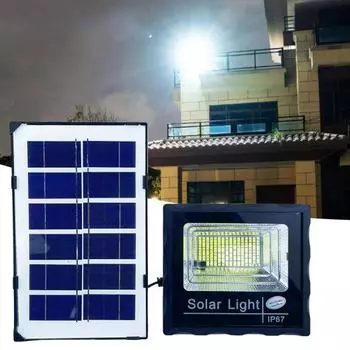 30/40/50 Вт IP67 Водонепроницаемые режимы Высокая 5 Закаленное стекло Плотность Солнечный прожектор Открытый пульт дистанционного управления 30w