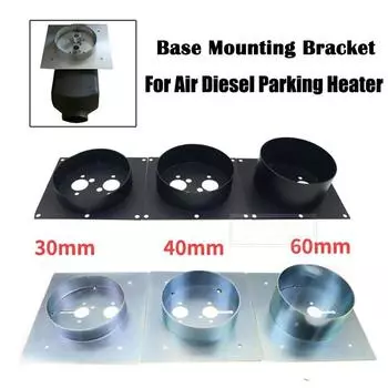 30/40/60 мм черный серебристый кронштейн для крепления напольная пластина башенный кронштейн для воздушного стояночного обогревателя автомобильные аксессуары