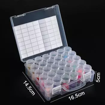 30/40 Бутылки Решетка Алмазная Живопись Инструменты Аксессуары Бусины Контейнер Наборы Хранение Органайзер для Камней Хранение