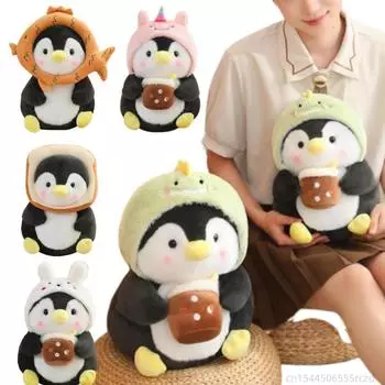 30/40 см мультяшный пингвин плюшевая кукла подушка поворот кролик динозавр единорог Snapper мягкая игрушка подарок для мальчиков девочек about 30cm