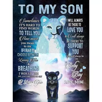 30*40 см Частичная специальная форма сверла светящаяся картина 5D DIY алмазная живопись набор фраза Декор алмазная живопись домашний декор стены BP101