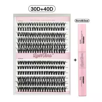 30 40D Curl Lashes Накладные ресницы Инструменты для макияжа Натуральные длинные густые объемные ресницы Красота Пушистые ресницы
