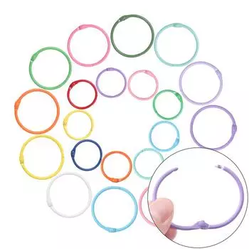 30/43 мм брелок для ключей, красочное открытое кольцо, пряжка, брелок, соединительные застежки для DIY, принадлежности для изготовления ювелирных изделий, аксессуары для брелоков 30mm 2pcs белый
