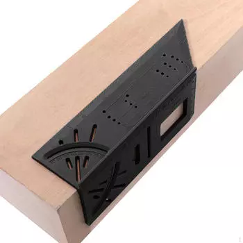 30/45/60/90 градусов многоугольная измерительная линейка 3D плотницкий инструмент измерительный транспортир для дерева