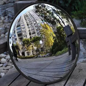 30/45/60cm180 градусов широкоугольное зеркало для дорожного движения, безопасное наружное внутреннее зеркало, угловое выпуклое защитное зеркало, замена настенного купола 30cm