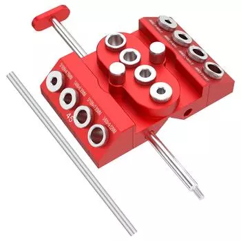 30 45 90 Направляющая для сверления под углом Алюминиевый сплав Локатор для сверления под углом Прямые и угловые отверстия Позиционер для сверления с планкой 1PCS