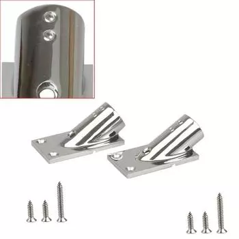 30/45 градусов 22/25 мм прямоугольное основание из нержавеющей стали для палубы лодки поручни основание стойки для лодок морские яхты