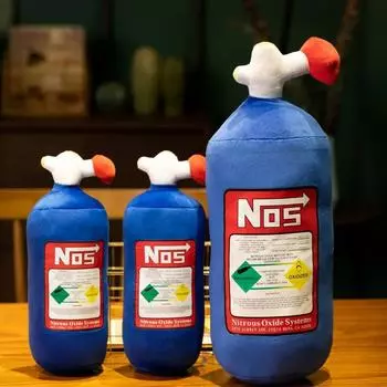 30/45 см имитация бутылки закиси азота плюшевые игрушки мягкие реалистичные NOS плюшевые куклы подушки для домашнего декора автомобиля подголовник спинка 30cm