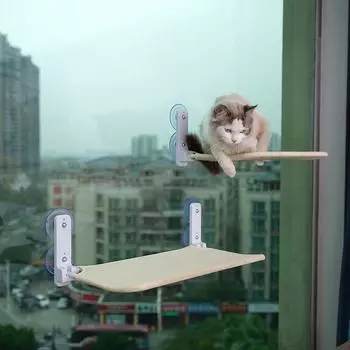 30*45 см складной кошачий гамак Four Seasons Universal бежевый сетчатый кошачий гамак с присоской для окна и солнца подвесная корзина для домашних животных