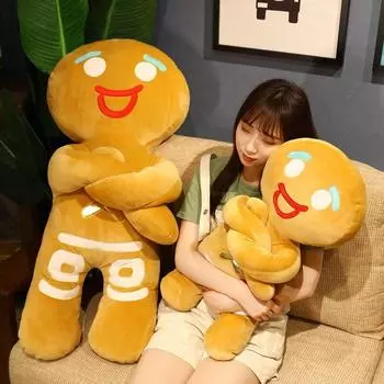 30/48/68 см новый стиль мультфильм милый Пряничный человечек плюшевые игрушки мягкие куклы печенье человек подушка олень для детей подарок 30cm