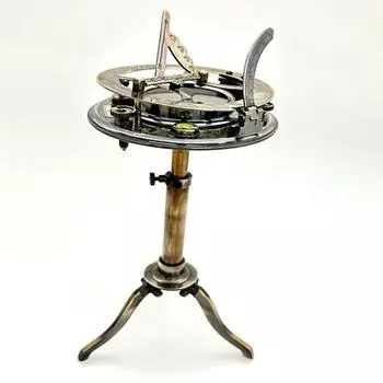 30,48 см латунный солнечный компас с подставкой-треногой