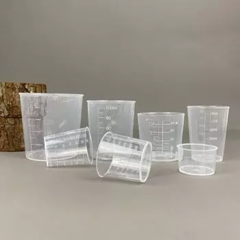 30/50/100 мл прозрачный градуированный мерный стакан, шкала, пластиковый прозрачный стакан для смешивания, лабораторный стакан, кухонные приборы для выпечки, измерительные приборы