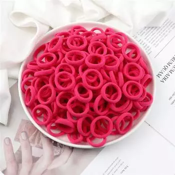 30/50/100 шт./Набор Разноцветные Маленькие Резинки для Волос Милые Детские Высокоэластичные Резинки для Волос Детские Аксессуары для Волос Держатель для Хвоста Повязка на Голову 30PCS