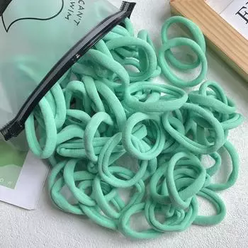 30/50/100 шт. Женские Девичьи Разноцветные Резинки для Волос Базовые Резинки Эластичная Повязка на Голову Аксессуары для Волос Резинки для Волос Держатель для Хвоста 30 Pieces