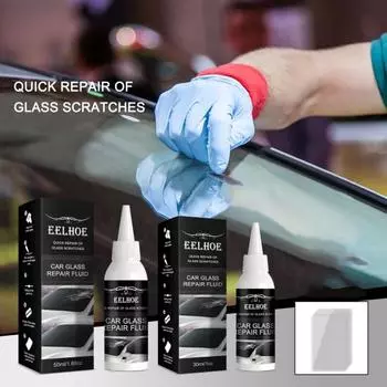 30/50 мл клей для отверждения стекла, сильная адгезия, эффект «сделай сам», длительный уход, авто стекло, царапины, трещины, восстановление жидкости, автомобильные аксессуары 50ML