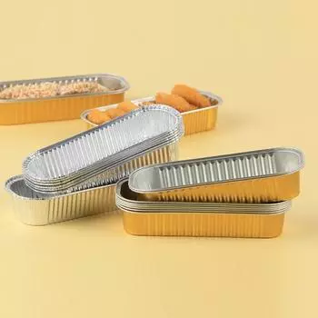 30/50 шт. многоразовая упаковка для мини-хлеба из фольги термостойкие мини-формы для хлеба сковорода Silver 30pcs