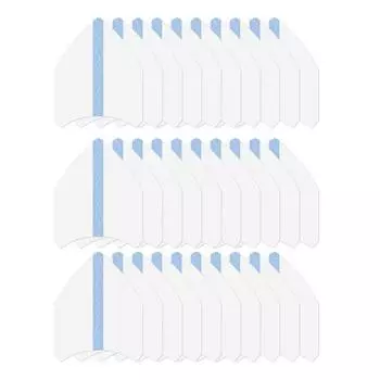 30/50 шт. V-образные невидимые пластыри для бедер, подтягивающие кожу, укрепляющие, против натирания, водонепроницаемые прозрачные пластыри для ног и тела 30PCS