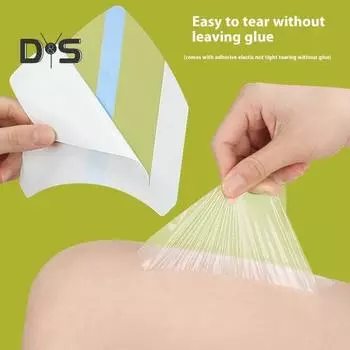 30/50 шт. V-образные невидимые пластыри для бедер, подтягивающие кожу, укрепляющие, против натирания, водонепроницаемые прозрачные пластыри для ног и тела 30PCS