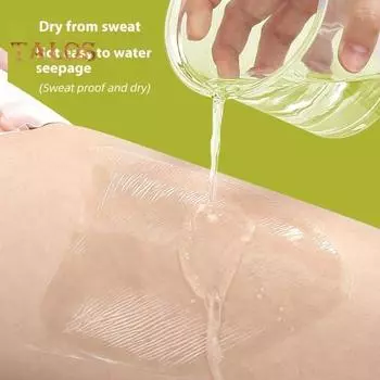 30/50 шт. V-образные невидимые пластыри для бедер, подтягивающие кожу, укрепляющие, против натирания, водонепроницаемые прозрачные пластыри для ног и тела 30PCS