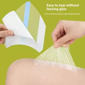 30/50 шт. V-образные невидимые пластыри для бедер, подтягивающие кожу, укрепляющие, против натирания, водонепроницаемые прозрачные пластыри для ног и тела 30PCS