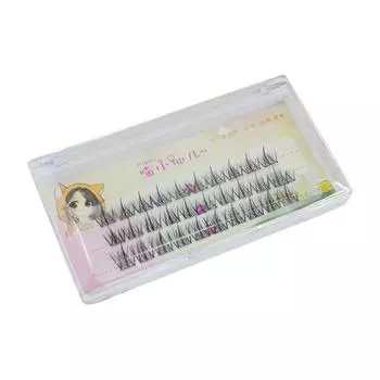 30/50Clusters Fluffy False Eyelashes DIY Segmented Eyelashes Bundles Makeup Tool Trilogy 3 Rows