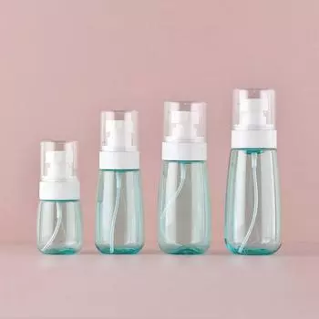 30/60/100 мл Бутылки-спреи с ультрамелким распылением Дорожные Портативные Мини-размера Для увлажнения лица Заправляемые спиртом Косметический дозатор 1pc 30ml синий