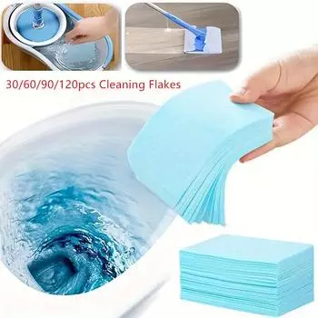 30/60/90/120 шт. концентрированное чистящее средство для пола для плитки, дерева, ванной комнаты и поверхностей автомобиля, мощные чистящие салфетки для пола для дома 30Pcs blue -Jasmine