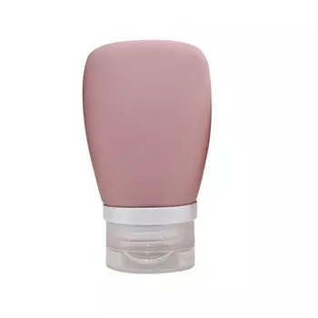 30/60/90ml Cosmetic Storage Containers Leakproof Lotion Bottles Squeeze Tube Empty Bottle Travel Deep Pink-60ml