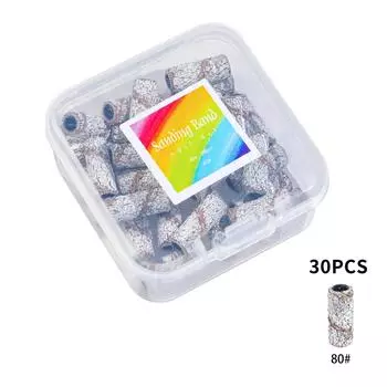 30-60 шт. 3,1 мм мини-шлифовальные ленты для ногтей 120#80#180# шлифовальное кольцо для полировки кутикулы стальное сверло для ногтей набор инструментов для удаления геля