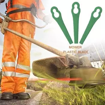 30/60 шт. Пластиковые лезвия для триммера, сменные детали, лезвия для режущей головки кустореза, лезвия для газонокосилки Ferrex и Aldi FAR 20-1