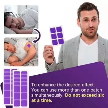 30/60 шт. пластыри для сна натуральные растения быстродействующие снотворные пластыри портативные дорожные для мужчин и женщин снятие усталости тела наклейки для глубокого сна 30PCS