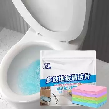 30/60 шт. Таблетки для мытья полов, бытовое чистящее средство для туалета, многофункциональный ароматный освежитель для ванной комнаты, кухни, дезодорант для удаления грязи S1 30PCS