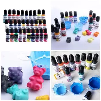 30 цветов гипсоцементная краска для цветов, пигмент для гипсового порошка, цветной концентрат, цементная штукатурка, форма для декора, ручная работа