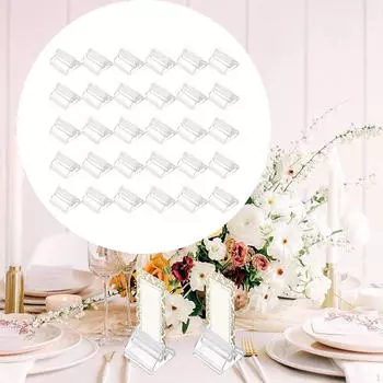 30 держателей для визитных карточек, подставка для дисплея, подставка с изображением, табличка, имя для